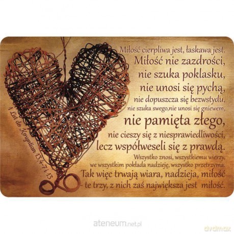 Magnes na lodówkę - Hymn o miłości