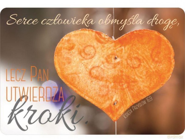 Magnes na lodówkę - Serce człowieka obmyśla