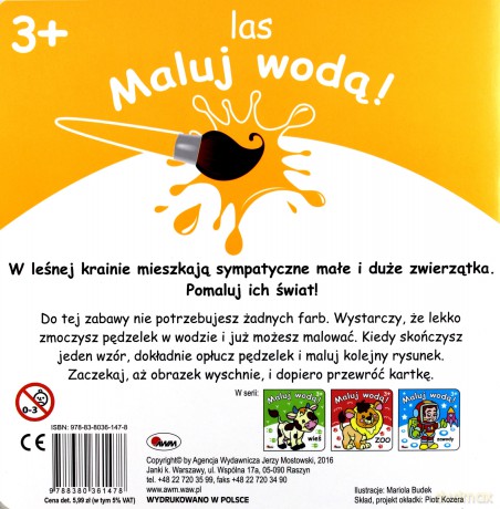 Maluj wodą! Las [KSIĄŻKA]