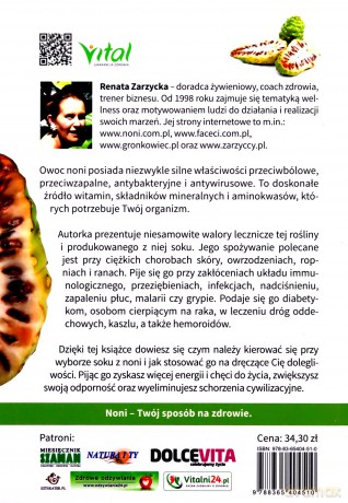 Noni. Polinezyjski sekret zdrowia - Renata Zarzycka [KSIĄŻKA]