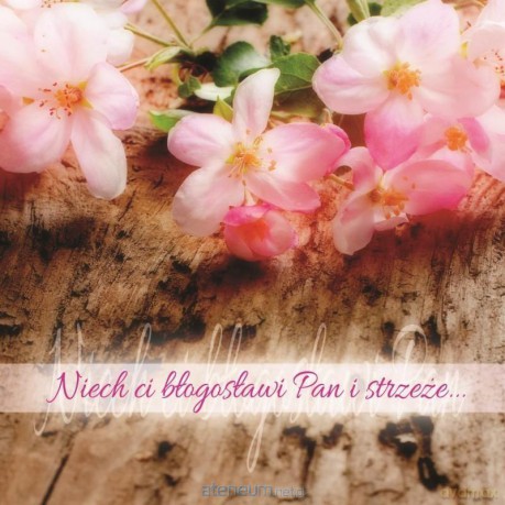 Podstawka korkowa - Niech Ci Błogosławi Pan