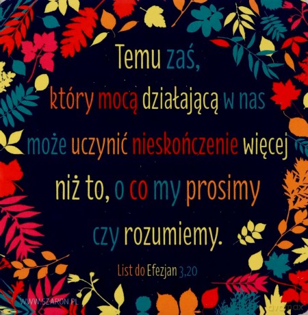 Podstawka korkowa - Temu zaś który mocą