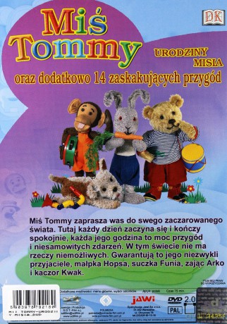 Miś Tommy - Urodziny misia [DVD]