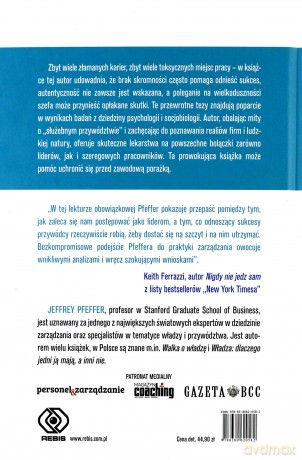 Przywództwo. Mity i prawda - Jeffrey Pfeffer [KSIĄŻKA]