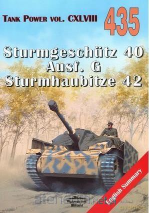 Sturmgeschutz 40 Ausf. G Sturmhaubitze 42.Tank 435 - Janusz Ledwoch [KSIĄŻKA]