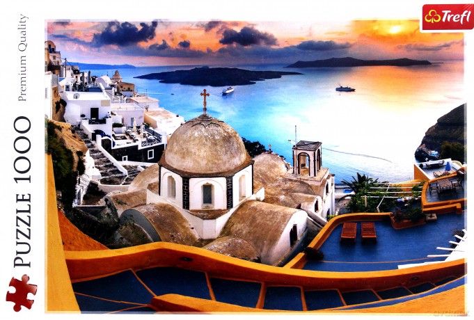TREFL 1000 el. Bajkowe Santorini (10445) [PUZZLE]