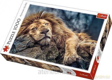 TREFL 1000 el. Śpiący lew (10447) [PUZZLE]
