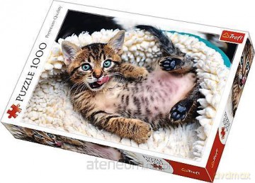 TREFL 1000 el. Wesoły kotek (10448) [PUZZLE]