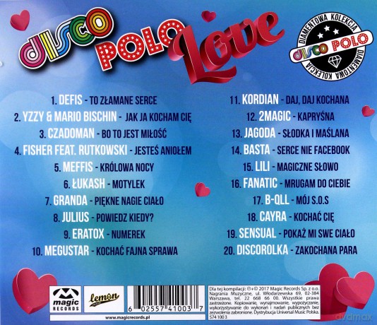 Diamentowa Kolekcja Disco Polo - Love [CD]