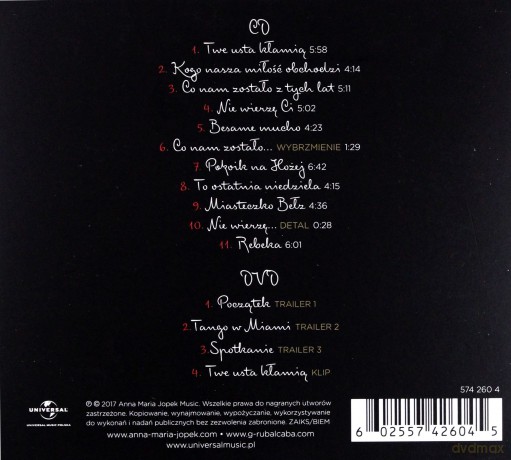 Anna Maria Jopek & Gonzalo Rubacaba: Minione (Deluxe) [CD]+[DVD]