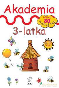Akademia 3-latka biała - Julia Śniarowska [KSIĄŻKA]