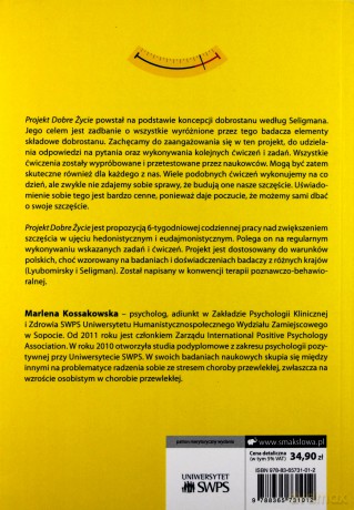 Projekt Dobre Życie - Marlena Kossakowska [KSIĄŻKA]