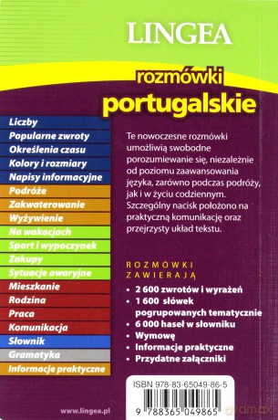 Rozmówki portugalskie ze słownikiem i gramatyką [KSIĄŻKA]