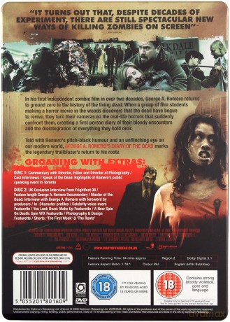 Diary Of The Dead (Diary of the Dead: Kroniki żywych trupów) (Limited Edition) (steelbook) [2DVD]
