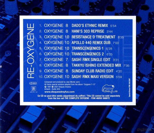 Jean Michel Jarre: Re-Oxygene [CD]  