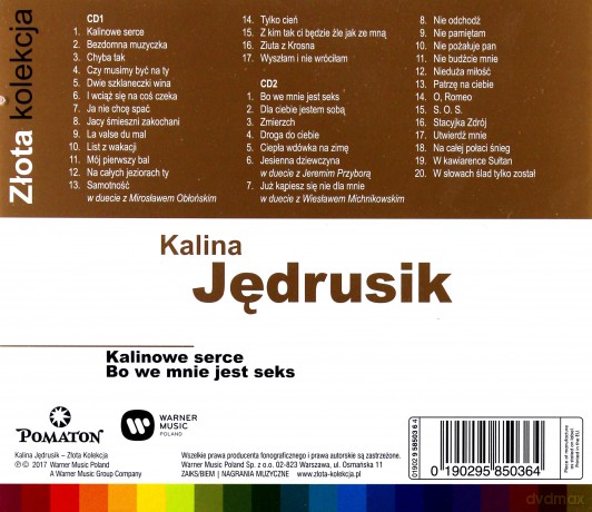 Kalina Jędrusik: Złota Kolekcja vol. 1 & vol. 2 [2CD]