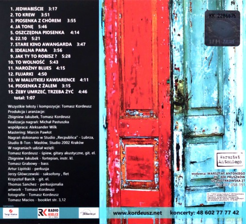Tomek Kordeusz: Jedwabiście [CD]