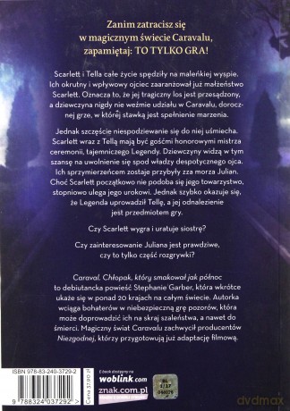 Caraval chłopak który smakował jak północ - Stephanie Garber [KSIĄŻKA]
