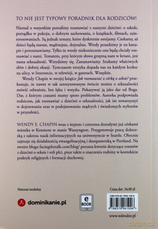Jak rozmawiać z córką o seksie - Wendy E.Chapin [KSIĄŻKA]