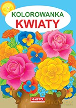 Kolorowanka kwiaty - Jarosław Żukowski [KSIĄŻKA]