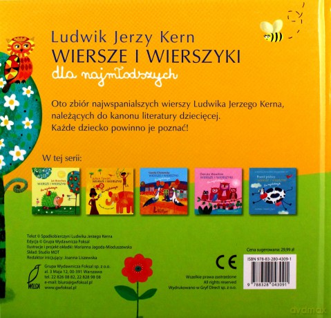 Ludwik Jerzy Kern. Wiersze i wierszyki dla najmłodszych - Ludwik Jerzy Kern [KSIĄŻKA]