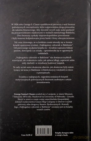 Najbogatszy człowiek w babilonie - George S. Clason [KSIĄŻKA]