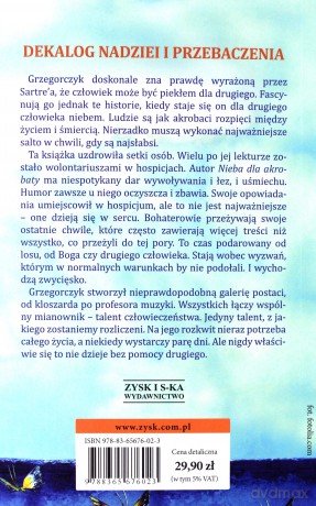 Niebo dla akrobaty - Jan Grzegorczyk [KSIĄŻKA]