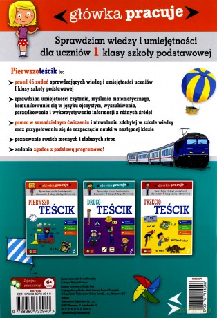 Pierwszoteściki. Główka pracuje [KSIĄŻKA]