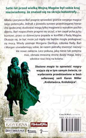 Skażona magia. Prequel trylogii Królotwórca Królobójca - Karen Miller [KSIĄŻKA]
