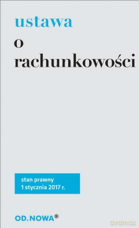 Ustawa o rachunkowości 01.2017 [KSIĄŻKA]