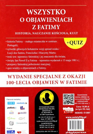 Wszystko o objawieniach z Fatimy - Jacek Molka [KSIĄŻKA]