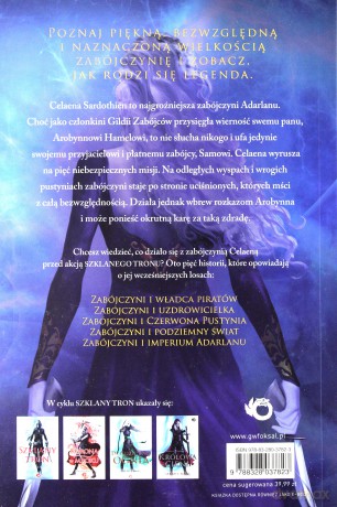 Szklany tron Zabójczyni Opowieści - Sarah J. Maas [KSIĄŻKA]