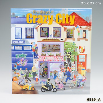 Zestaw z naklejkami Crazy city