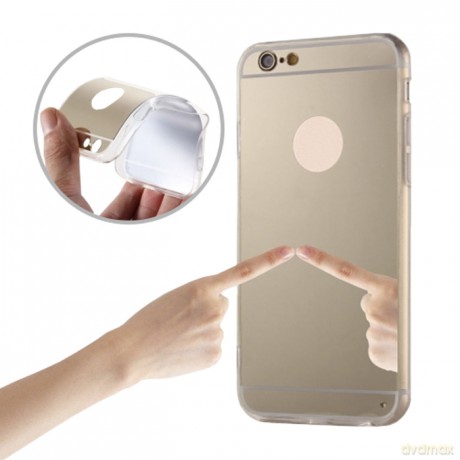 Nakładka Mirror TPU do Huawei P8 Lite złota