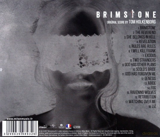 Brimstone soundtrack (Wendeta) (Tom Holkenborg) [CD]