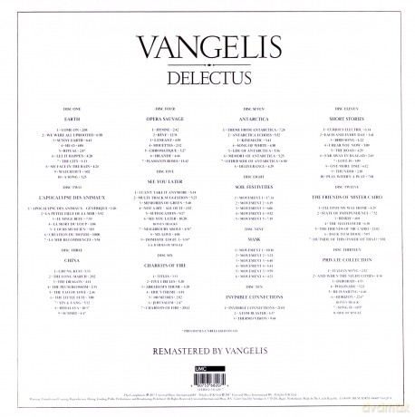 Vangelis: Delectus Collected Works [BOX] [13CD]