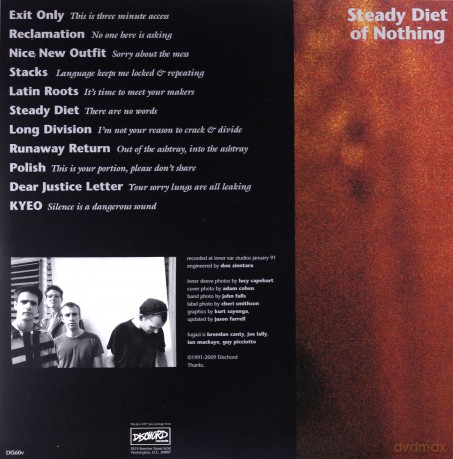 Fugazi: Steady Diet Of Nothing [Winyl]