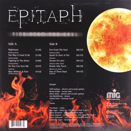 Epitaph: Fire From The Soul [Winyl]+[CD]
