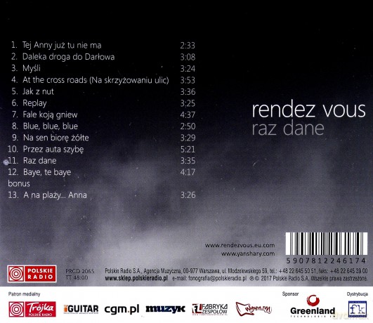 Rendez Vous: Raz dane [CD]