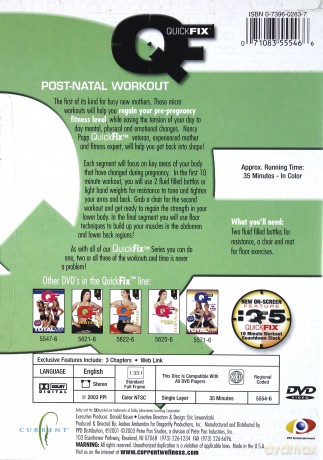 Quick Fix - Post Natal Workout [DVD]