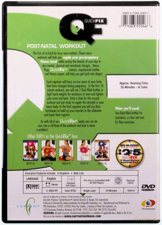 Quick Fix - Post Natal Workout [DVD]