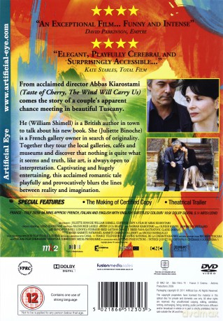 Certified Copy [DVD]
