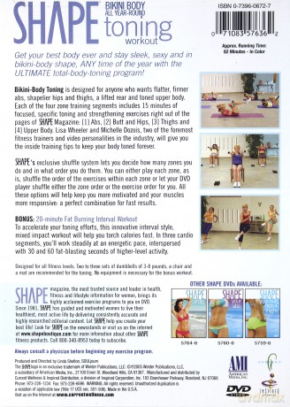 Shape Toning Workout: Bikini Body All Year-Round [DVD]