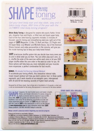 Shape Toning Workout: Bikini Body All Year-Round [DVD]