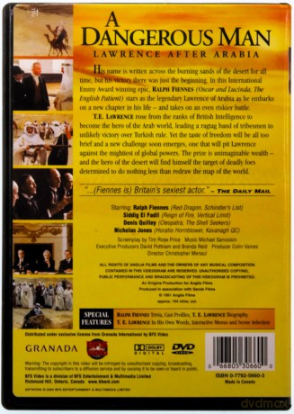 A Dangerous Man: Lawrence after Arabia [DVD]