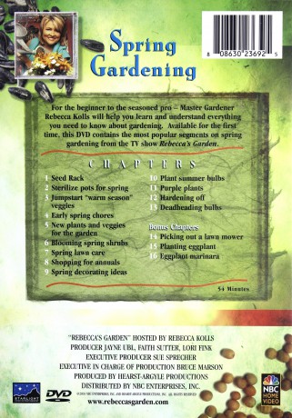 Rebecca's Garden, Vol. 3: Spring Gardening
