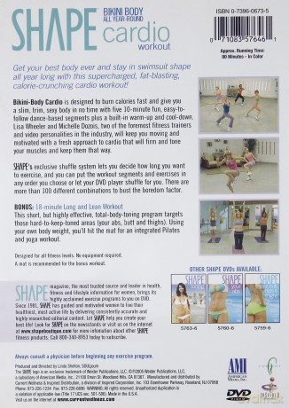 Shape Cardio Workout: Bikini Body All Year-Round [DVD]
