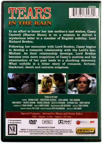 Tears In the Rain [DVD]