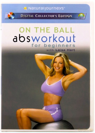 On the Ball Abs Workout for Beginners With Leisa Hart [DVD]
