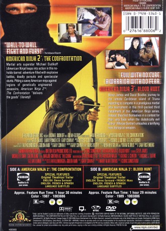 American Ninja 2: The Confrontation/American Ninja 3: Blood Hunt [DVD]